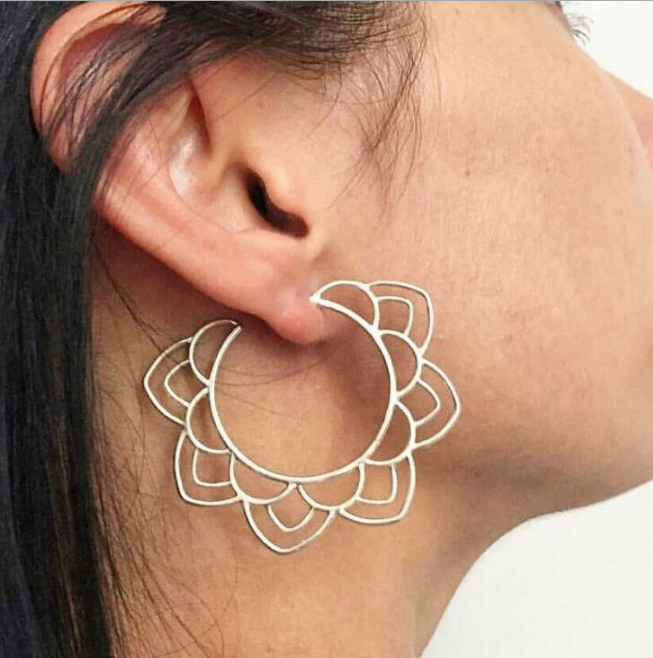 Floral Drop Earring