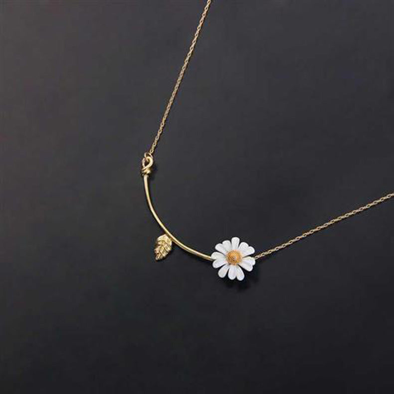 Premium Sense Earrings Necklace Female Clavicle Chain